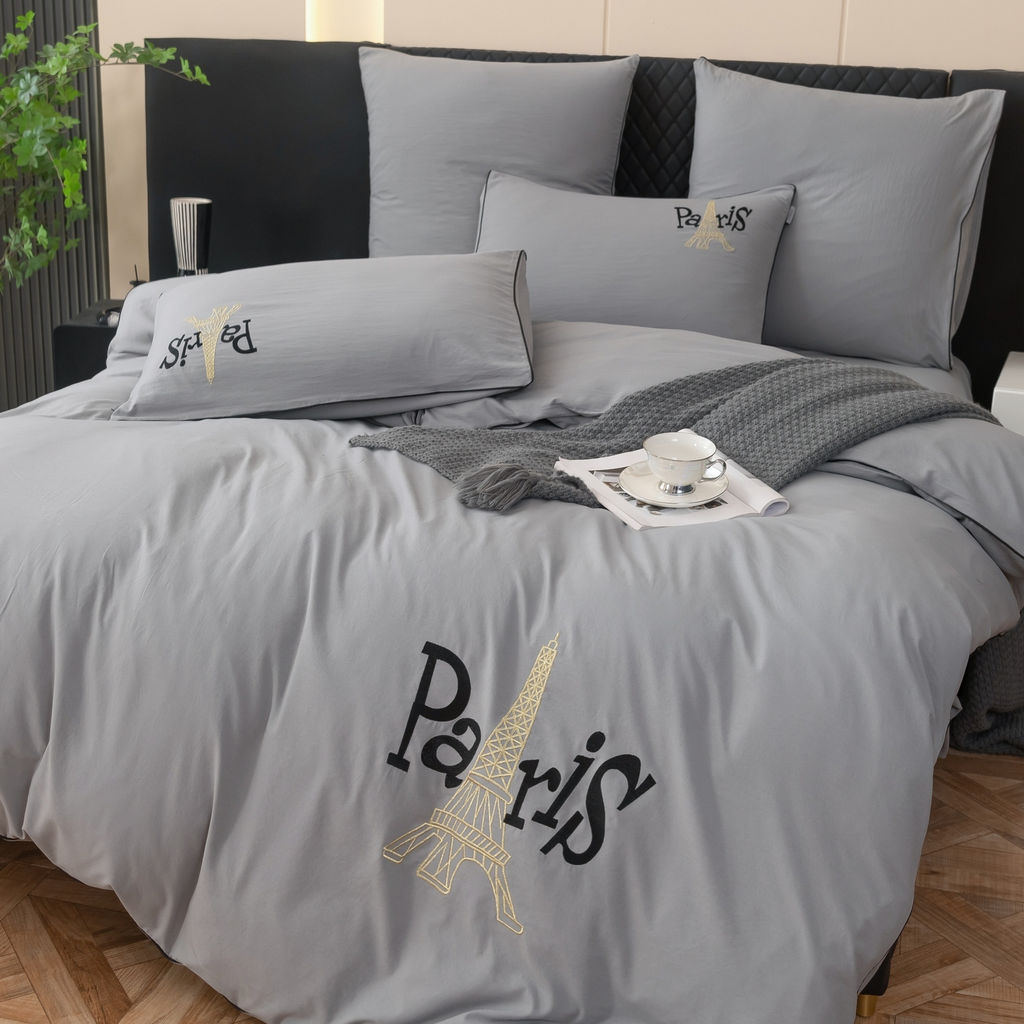 Комплект постельного белья Mood of Paris MP010 Дуэт Семейный 4 Наволочки - Ситрейд фото 4