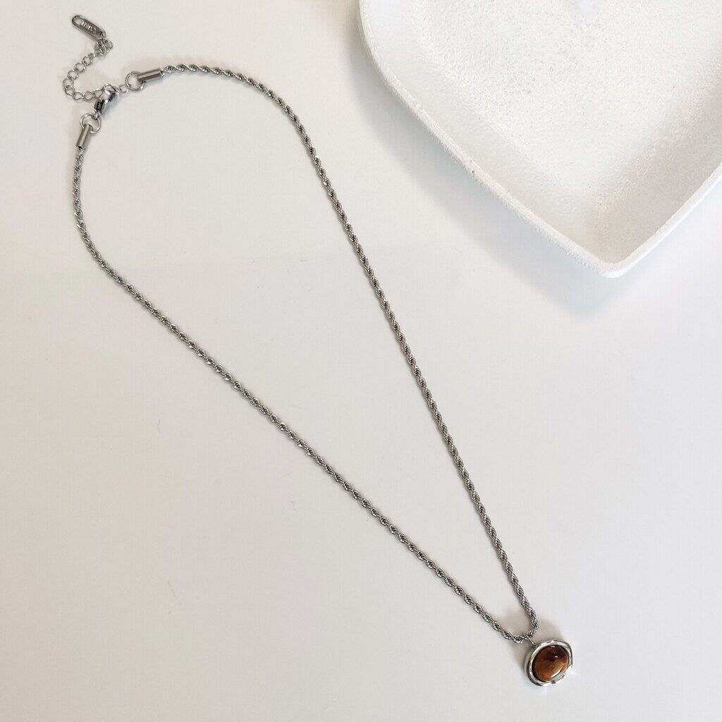 Колье "ТИГРОВЫЙ ГЛАЗ"