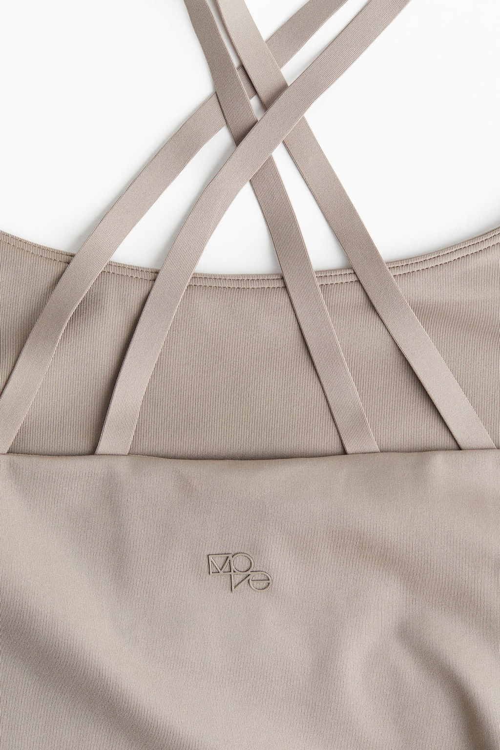 Top de deporte en DryMove con sujetador integrado - H&m фото 8