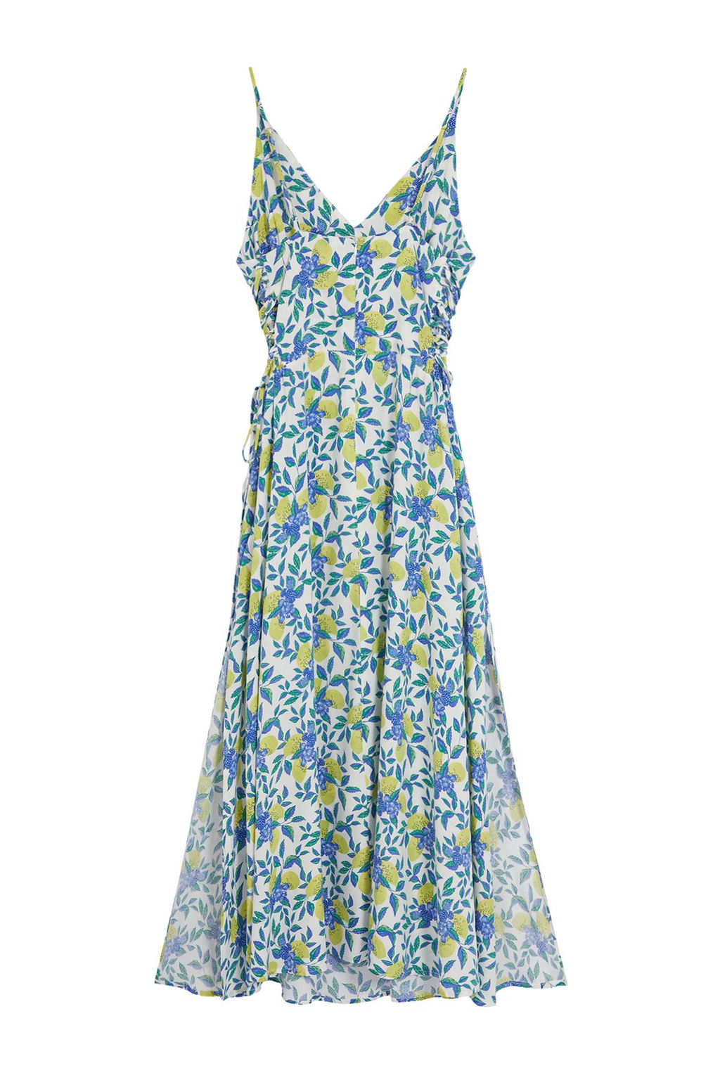 TRENDYOLMILLA Cicek Desenli Maxi Dokuma Plaj Elbisesi TBESS24EL00098  фото 32