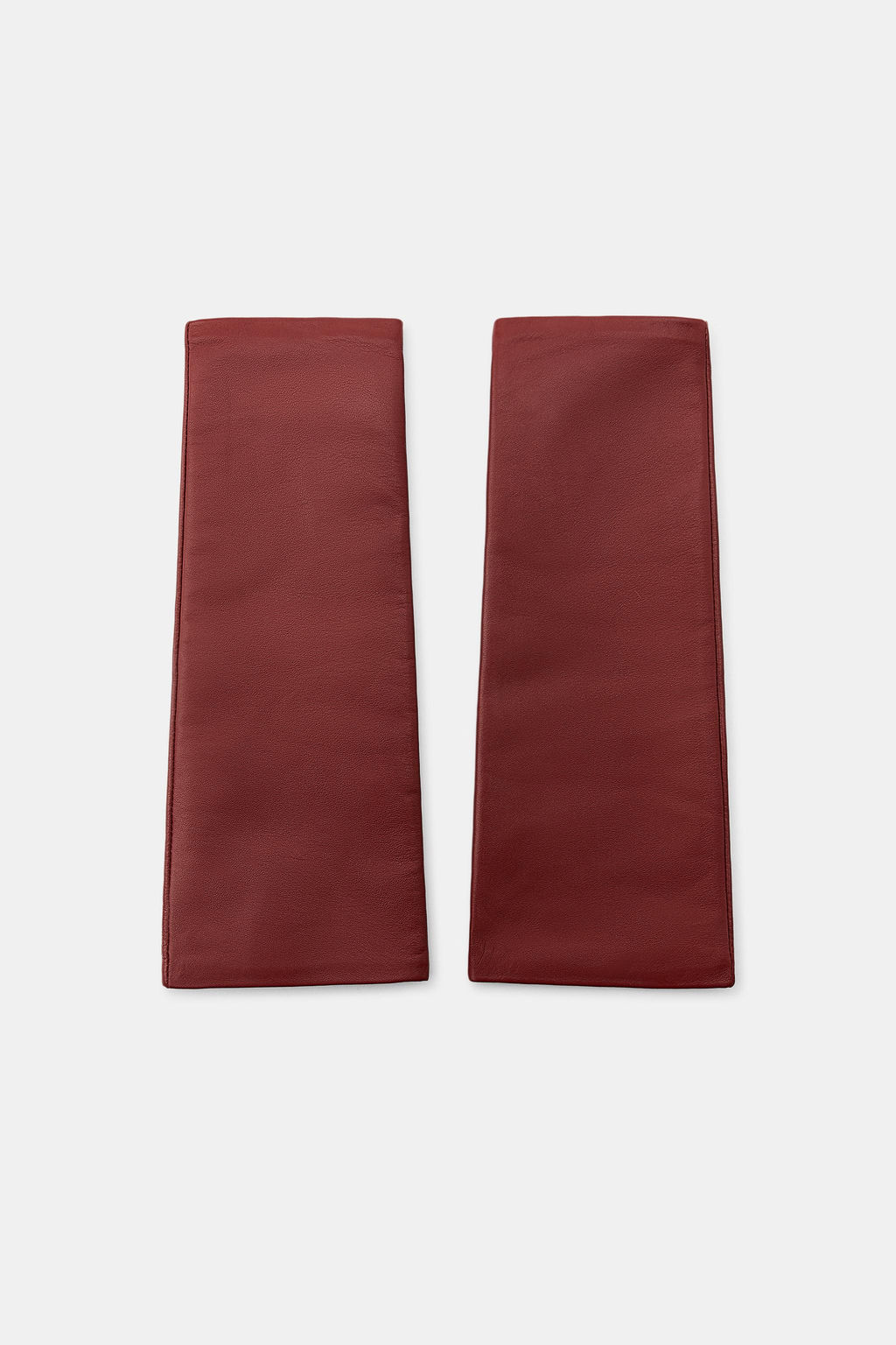 100% LEATHER FINGERLESS GLOVES - Zara фото 3