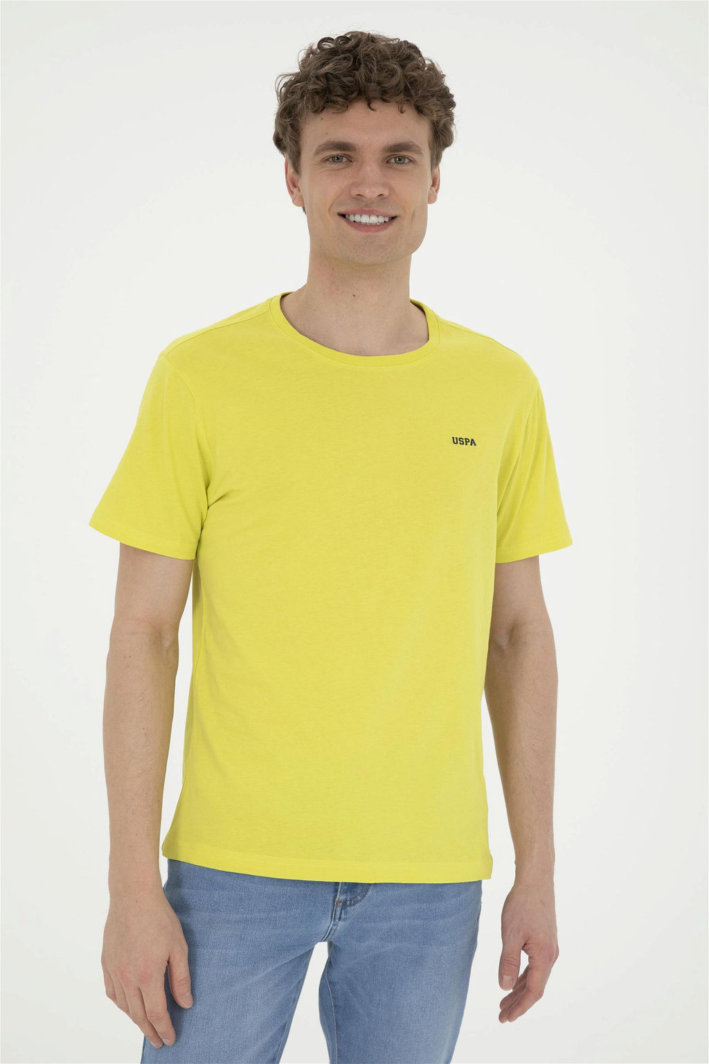 Футболка U.S. Polo Assn фисташкового цвета из хлопка фото 10