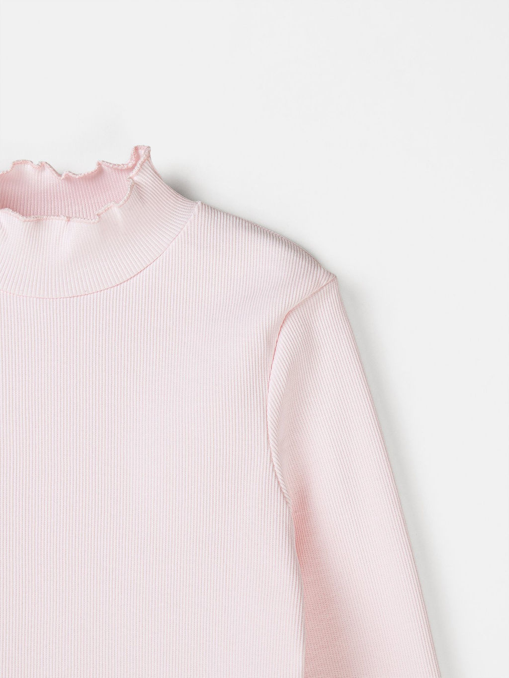 Бадлон с волнистым воротом Розовый 7+ - Bungly фото 3