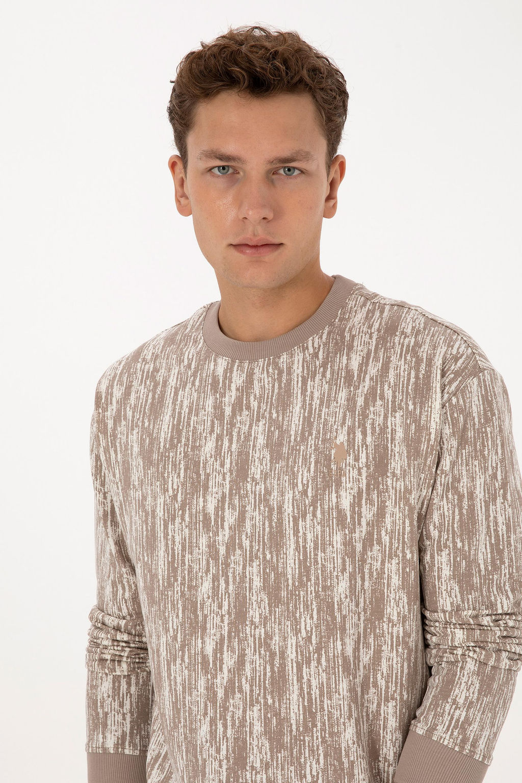 Erkek Koyu Bej Sweatshirt - U.s. polo assn фото 2