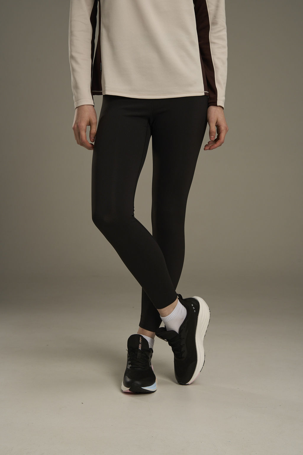 Тайтсы Черный ANTA RUNNING Tight Pants