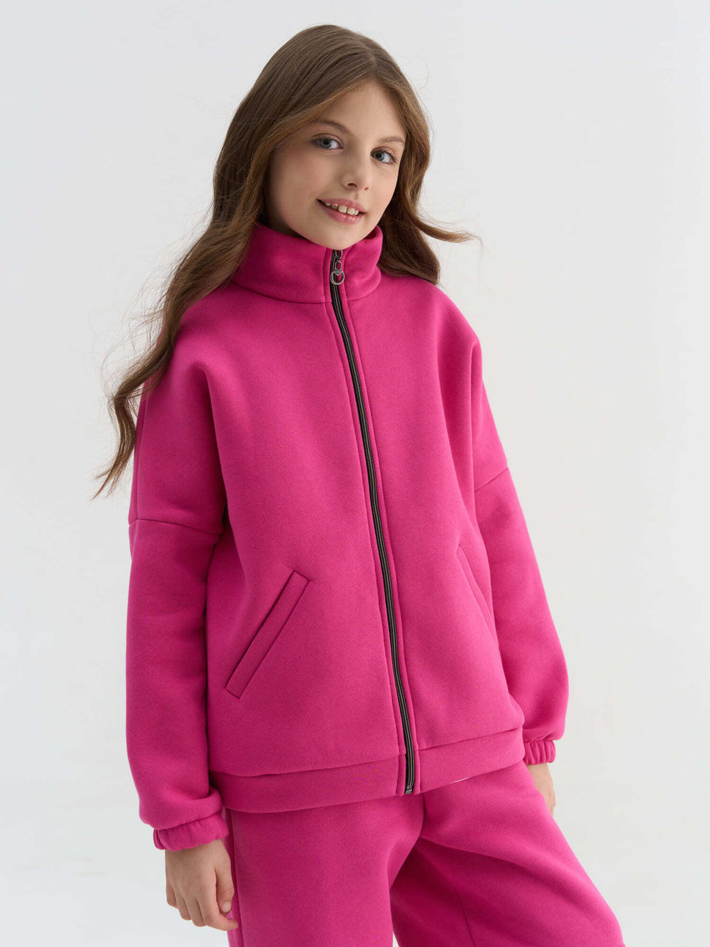 Олимпийка на молнии Бабл-гам утепленная 7+ - Bungly фото 7