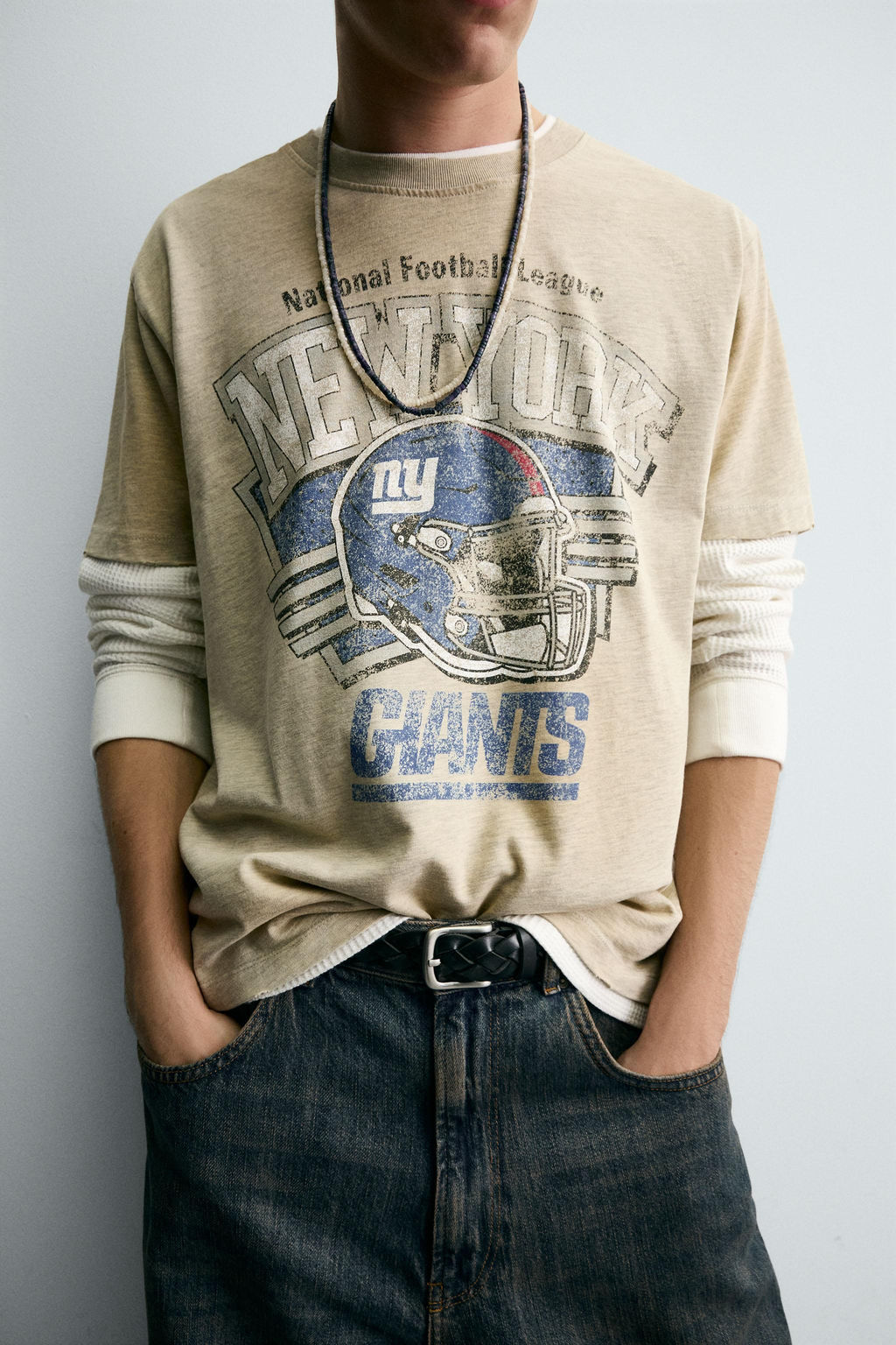 WASHED NFL NEW YORK GIANTS T-SHIRT