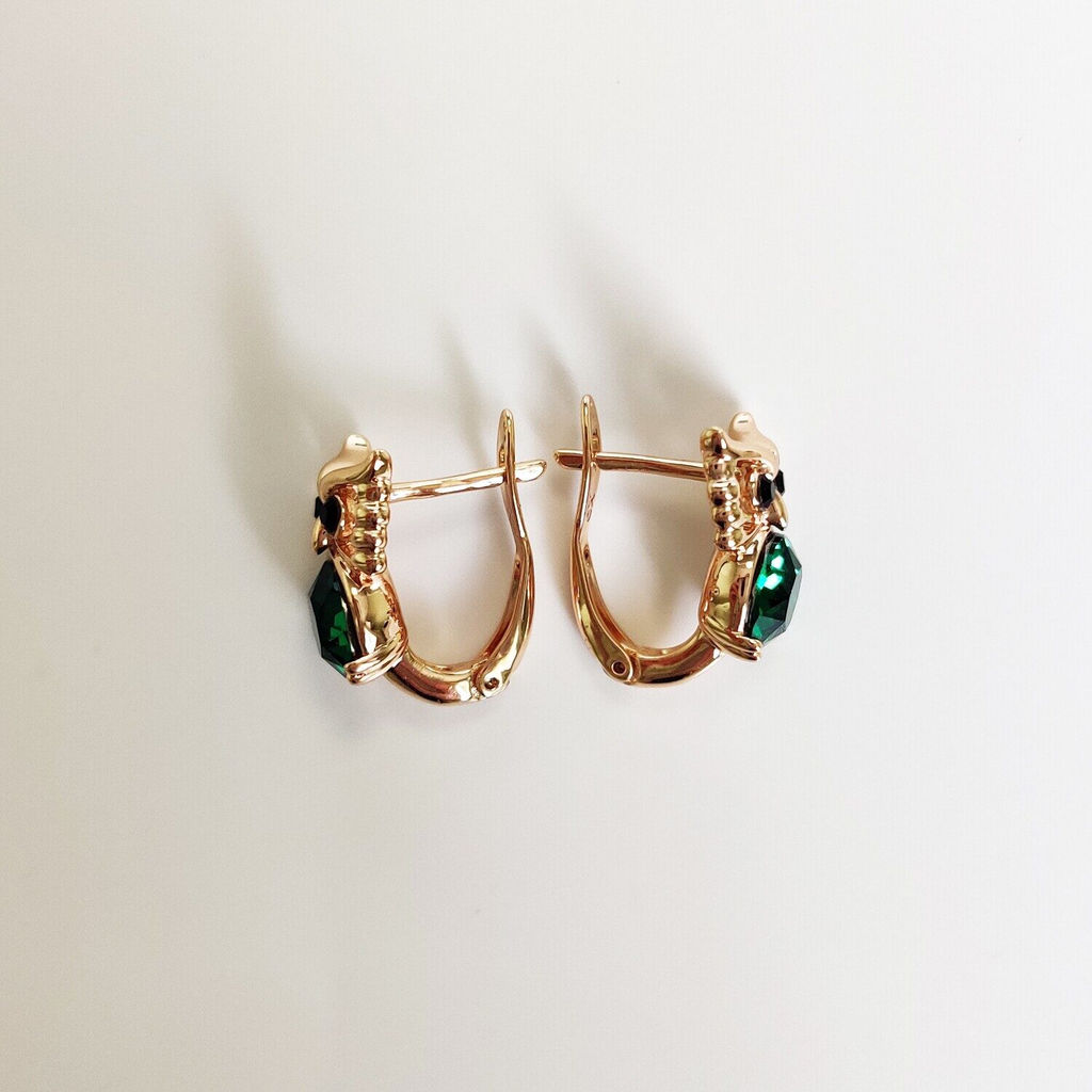 Серьги с кристаллами Swarovski