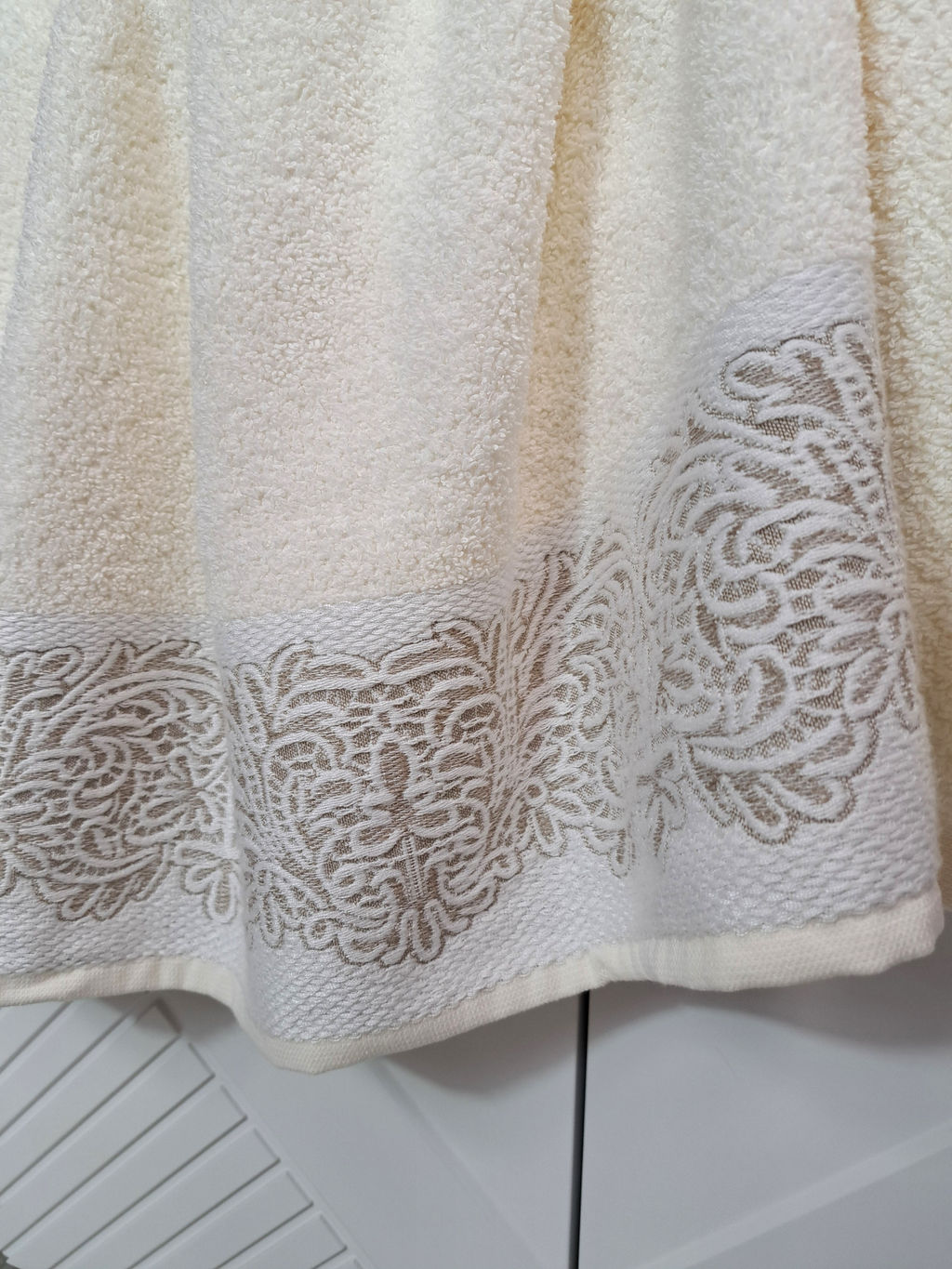 К-т полотенец Dolce (молоко) 70х140см(1),50х90см(1)