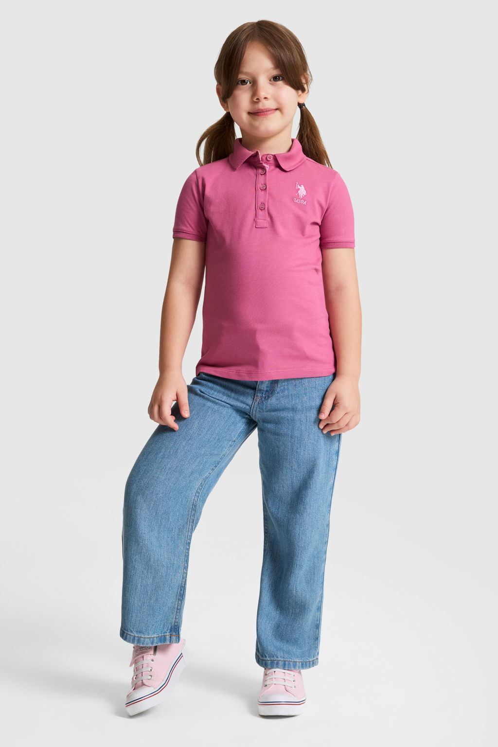 K_z _ocuk Fu_ya Polo Yaka Basic Ti__rt - U.s. polo assn фото 4