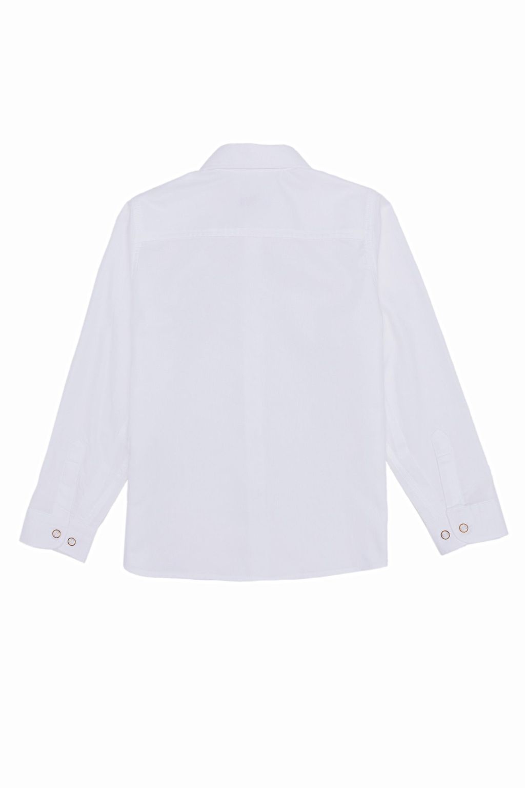 U. S. Polo Assn Белая базовая рубашка с длинным рукавом для мальчика - U.s. polo assn фото 2