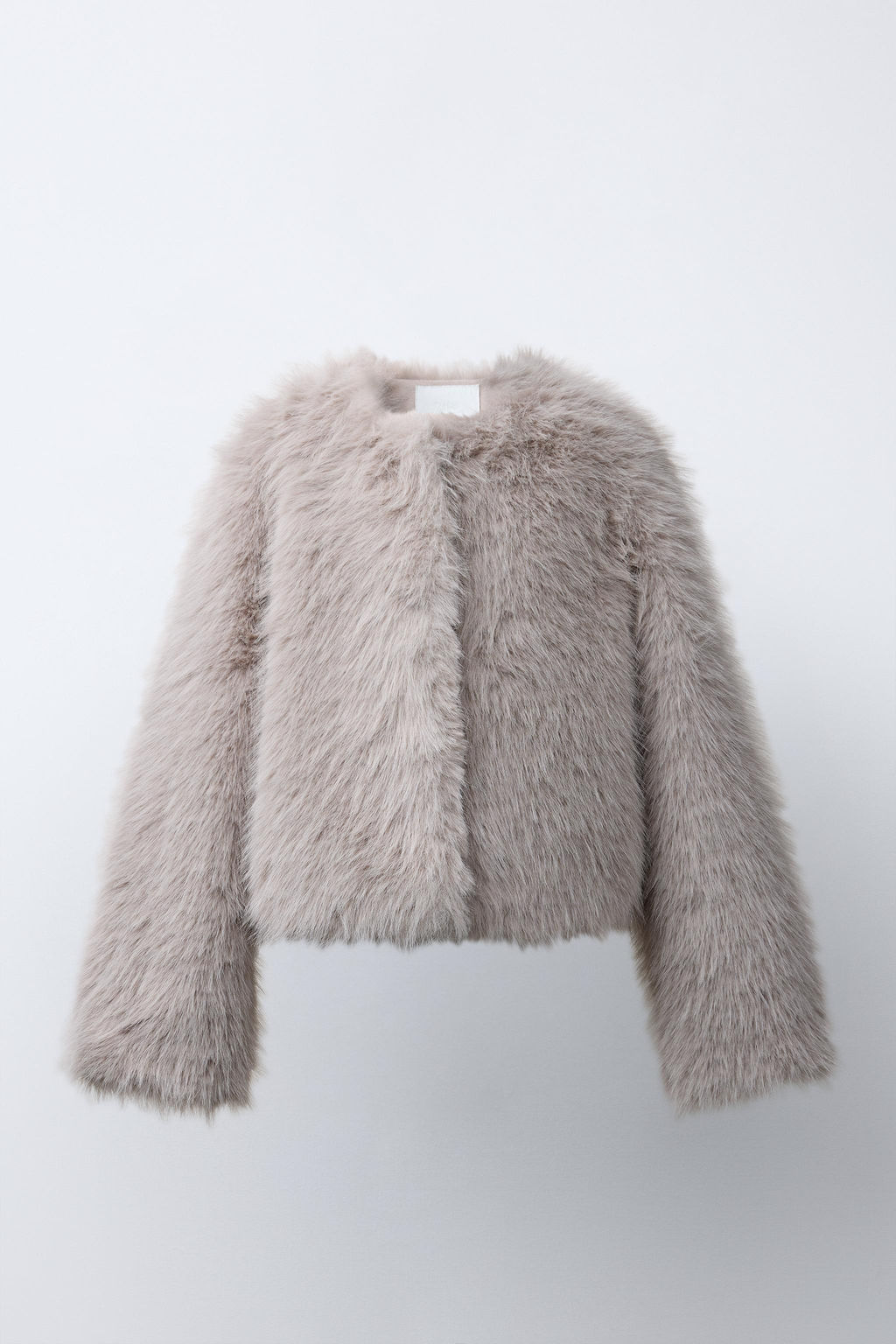 SHORT FAUX FUR JACKET