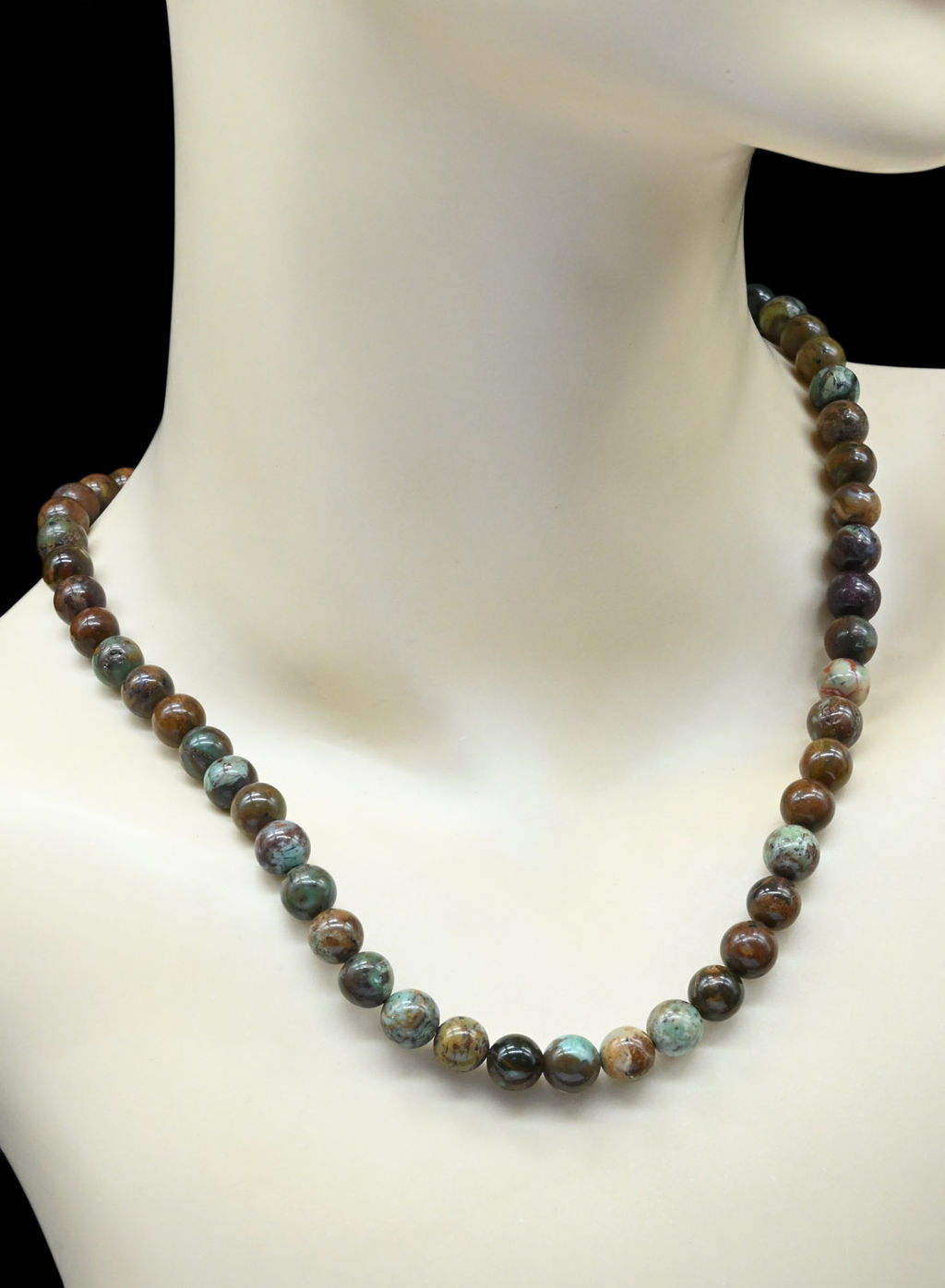 Бусы из хризоколлы шарик 8мм, 46,5см