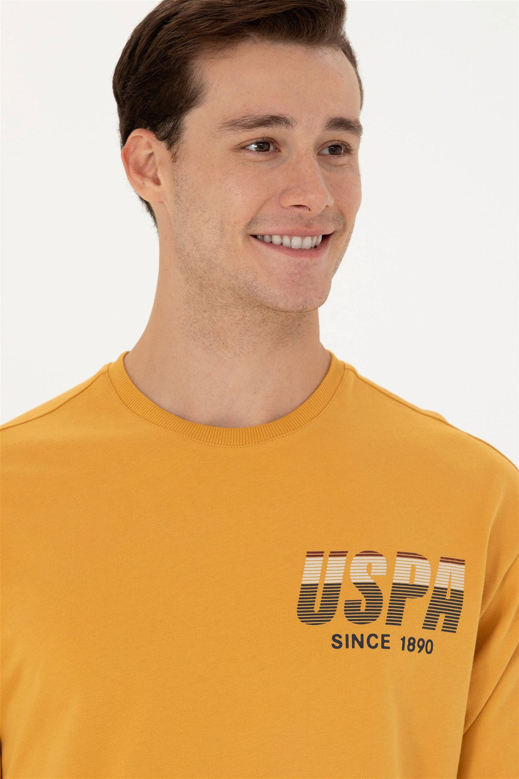 U. S. Polo Assn / Мужской горчичный свитшот - U.s. polo assn фото 2