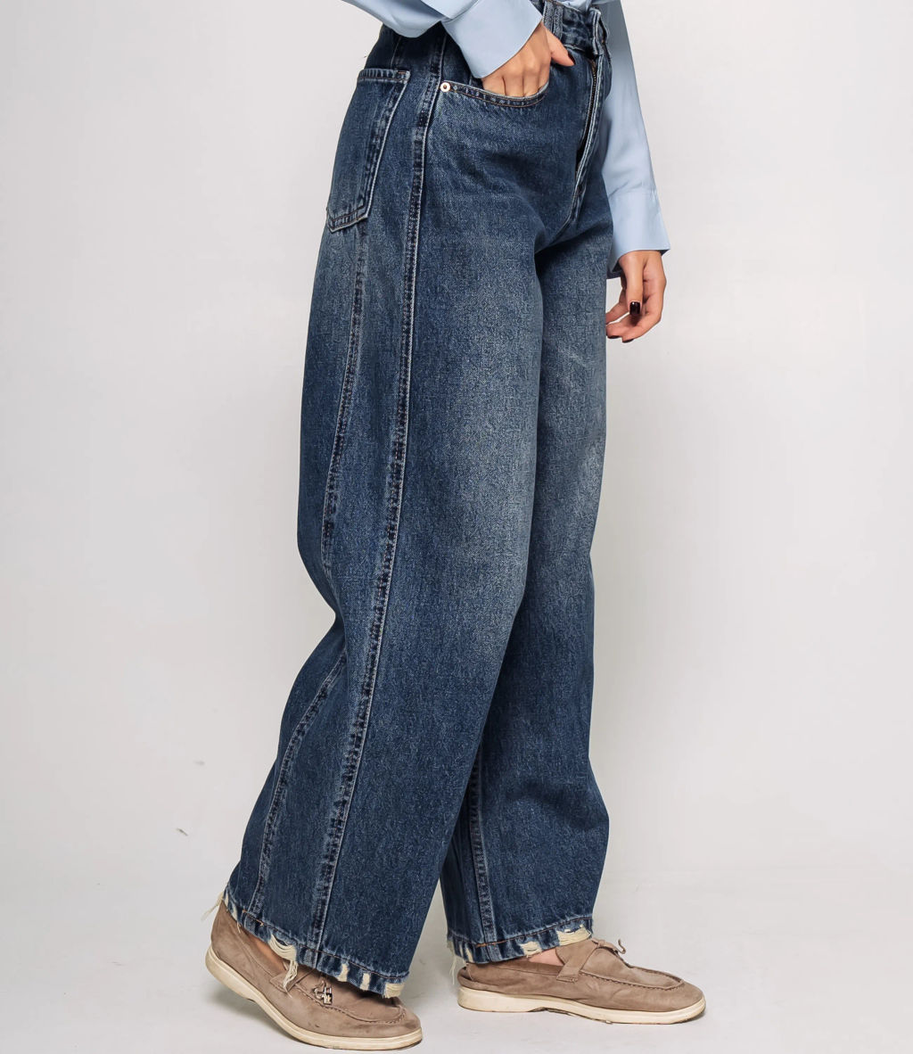 Джинсы #КТ868 (3), синий