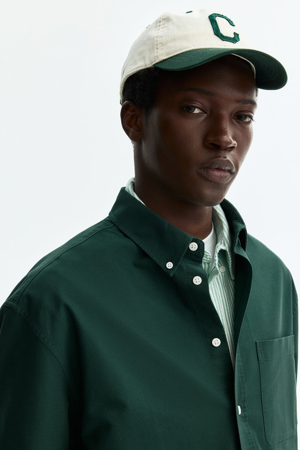 Camisa Oxford de manga corta Relaxed Fit - H&m фото 9