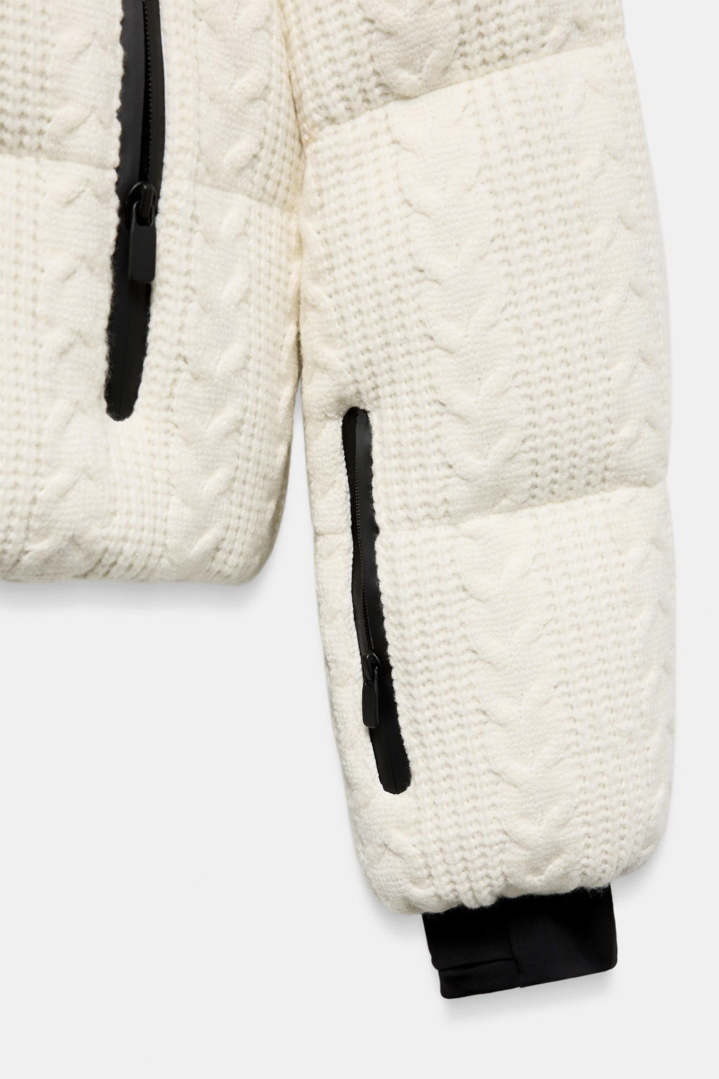 FLEECE HEIQ XREFLEX RECCO® TECHNOLOGY SKI COLLECTION PUFFER JACKET - Zara фото 12