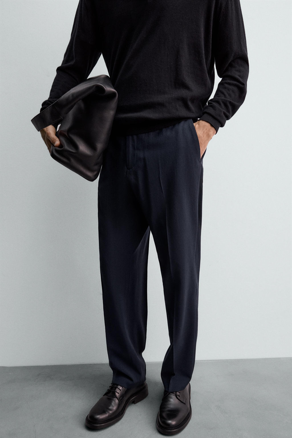 100% WOOL SUIT TROUSERS - Zara фото 5