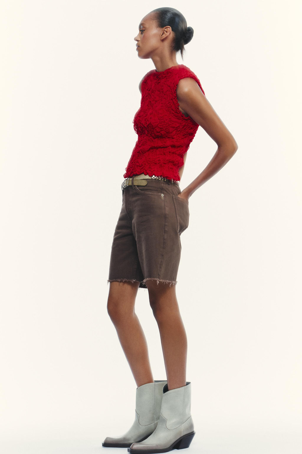 TEXTURED KNIT TOP - Zara фото 5