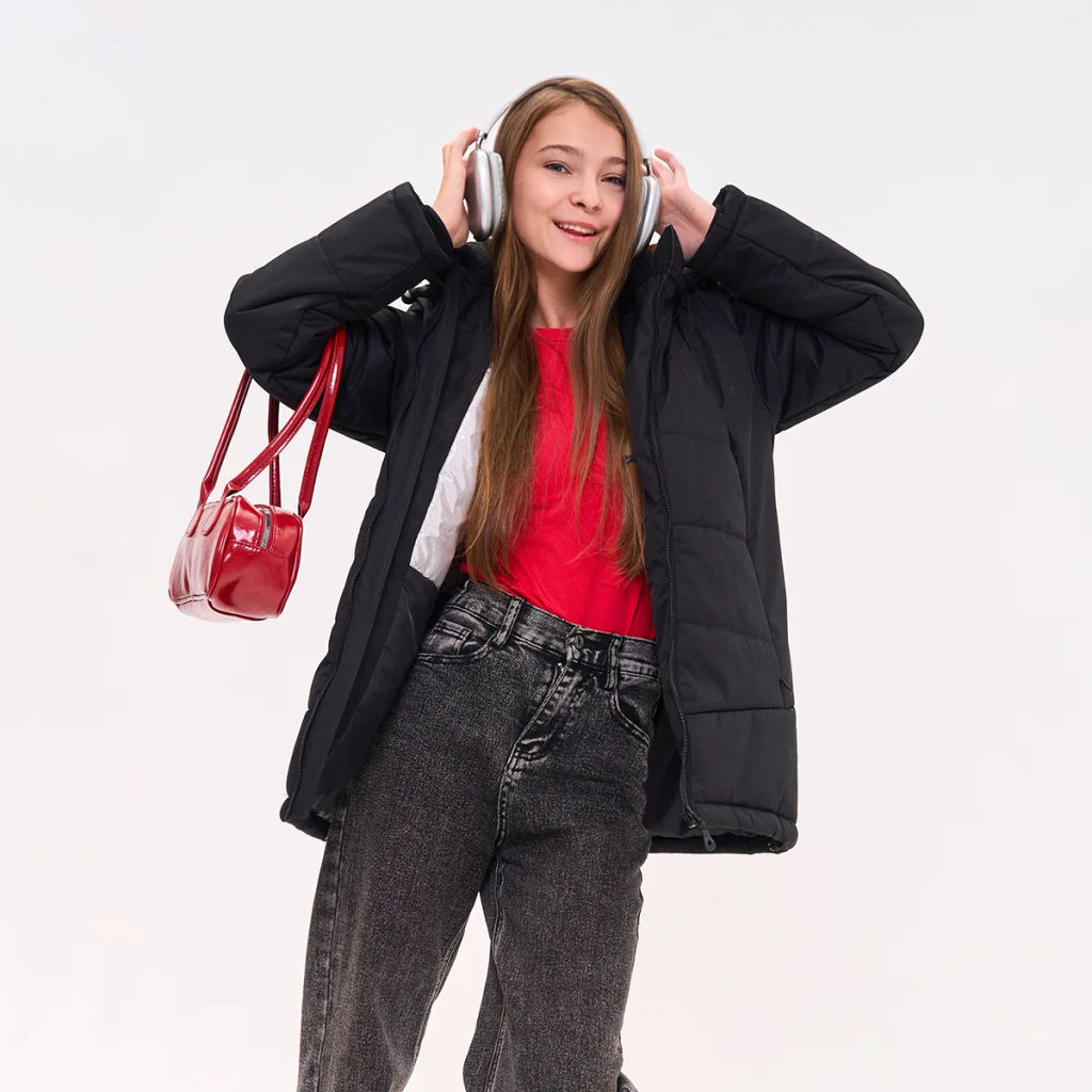 RODOS Куртка для девочки мембрана зима М-316 Розовый  фото 48