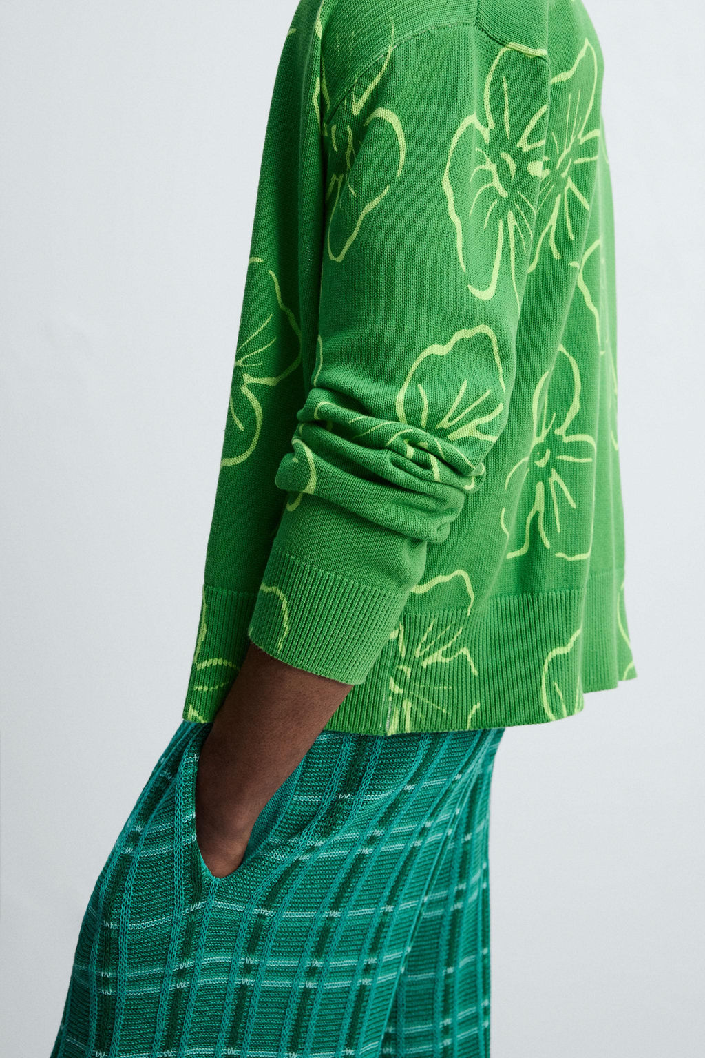 FLORAL PRINT CARDIGAN  OTIS KWAME KYE QUAICOE - Zara фото 15