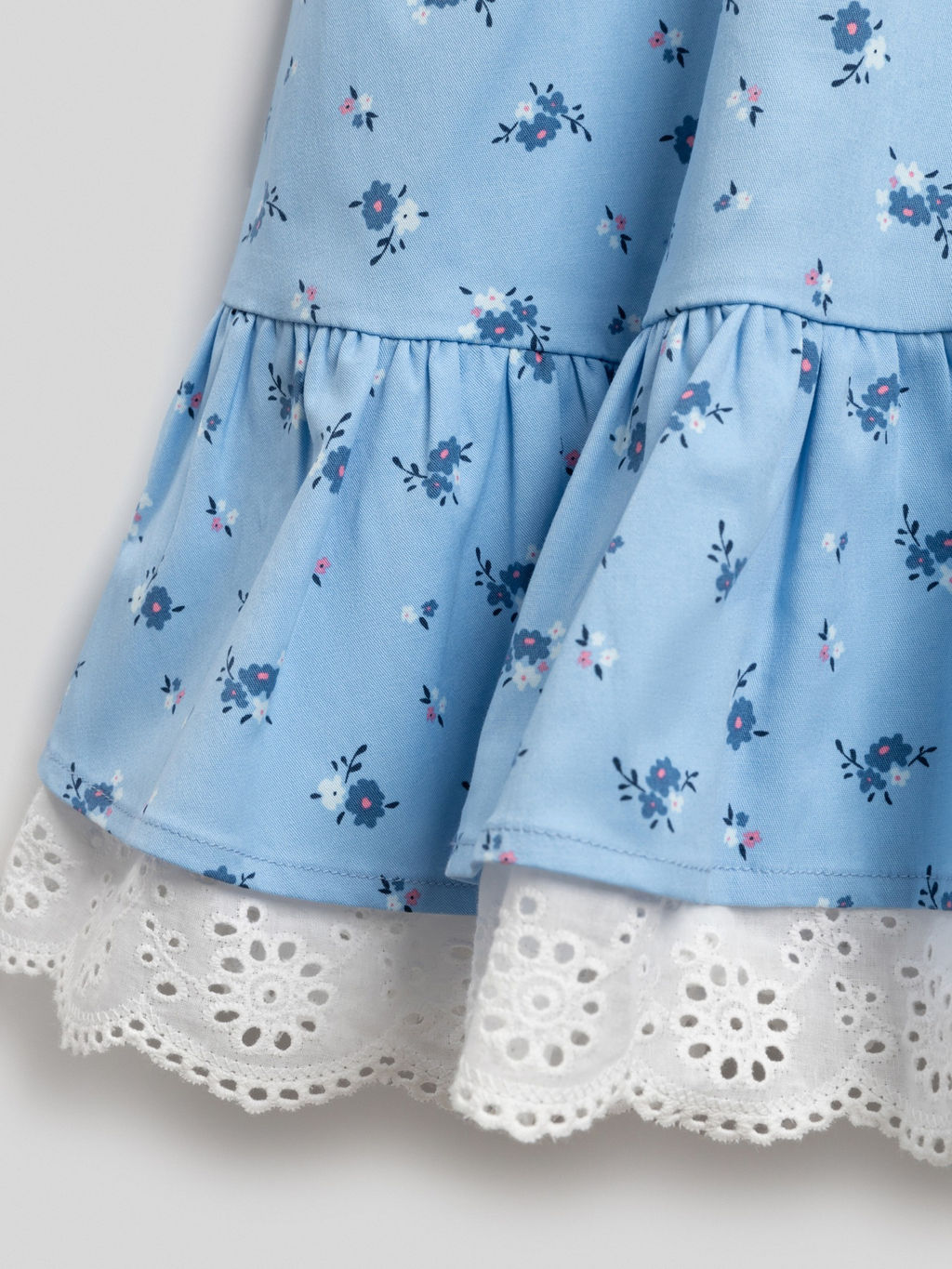 ACOOLA / Платье детское для девочек Valen голубой принт  фото 6