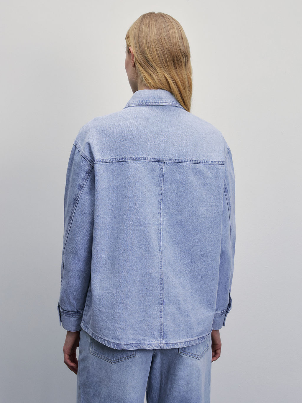 Джинсовая рубашка / Zarina  фото 5