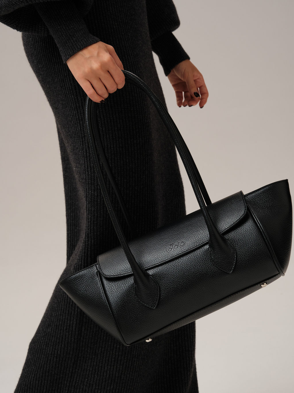 Кожаная сумка Viki DBR 31341 черный  фото 6