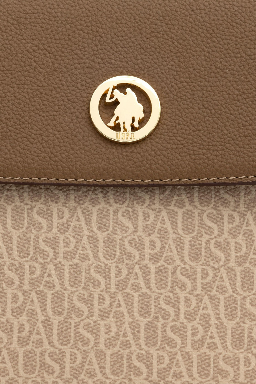 Женская бежевая сумка через плечо Неожиданная скидка в корзине - U.s. polo assn фото 6