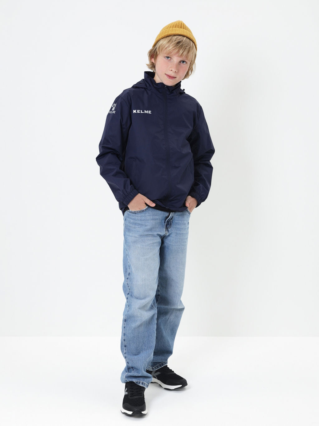 Детская ветровка KELME Childrens Raincoat Dark Blue