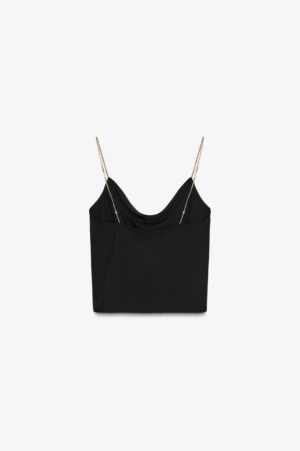 CHAIN STRAP CAMISOLE TOP - Zara фото 7