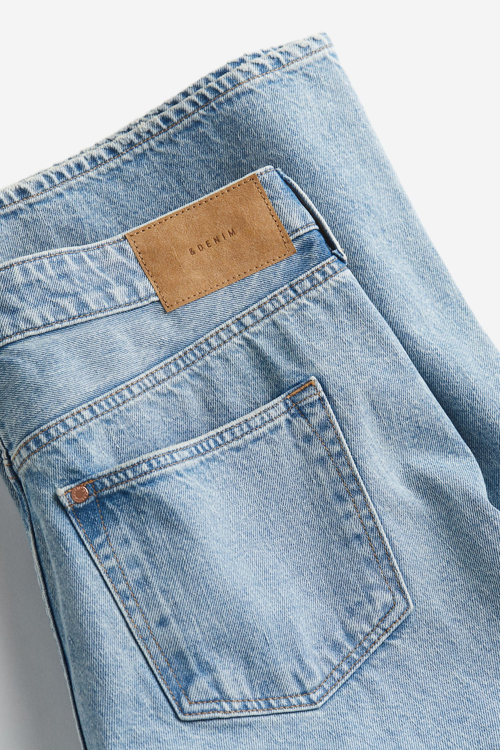 Curvy Fit Baggy Low Jeans - H&m фото 5