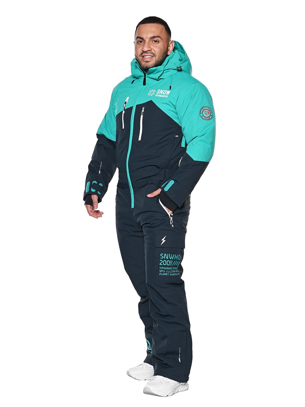 Комбинезон A-89013 Бирюзовый