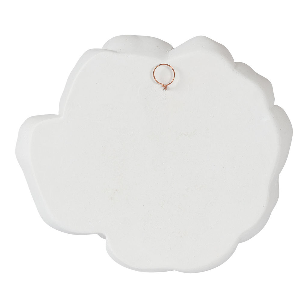 Заготовка для декорирования Love2art ТА-08 Фигурка гипс 15 х 14 х 3 см 1 шт 01 Цветок  фото 3