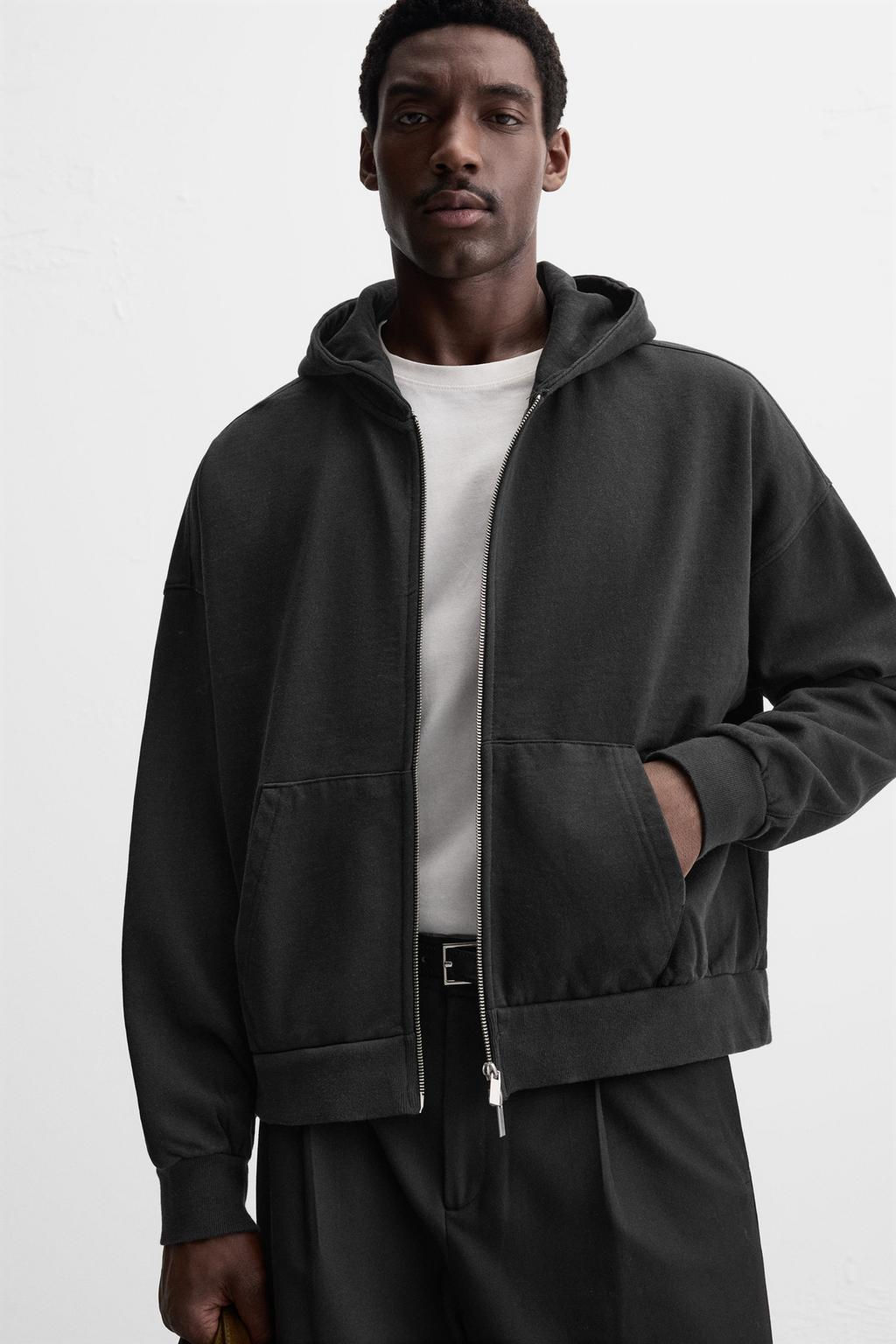 HEAVYWEIGHT ZIP-UP HOODIE - Zara фото 5