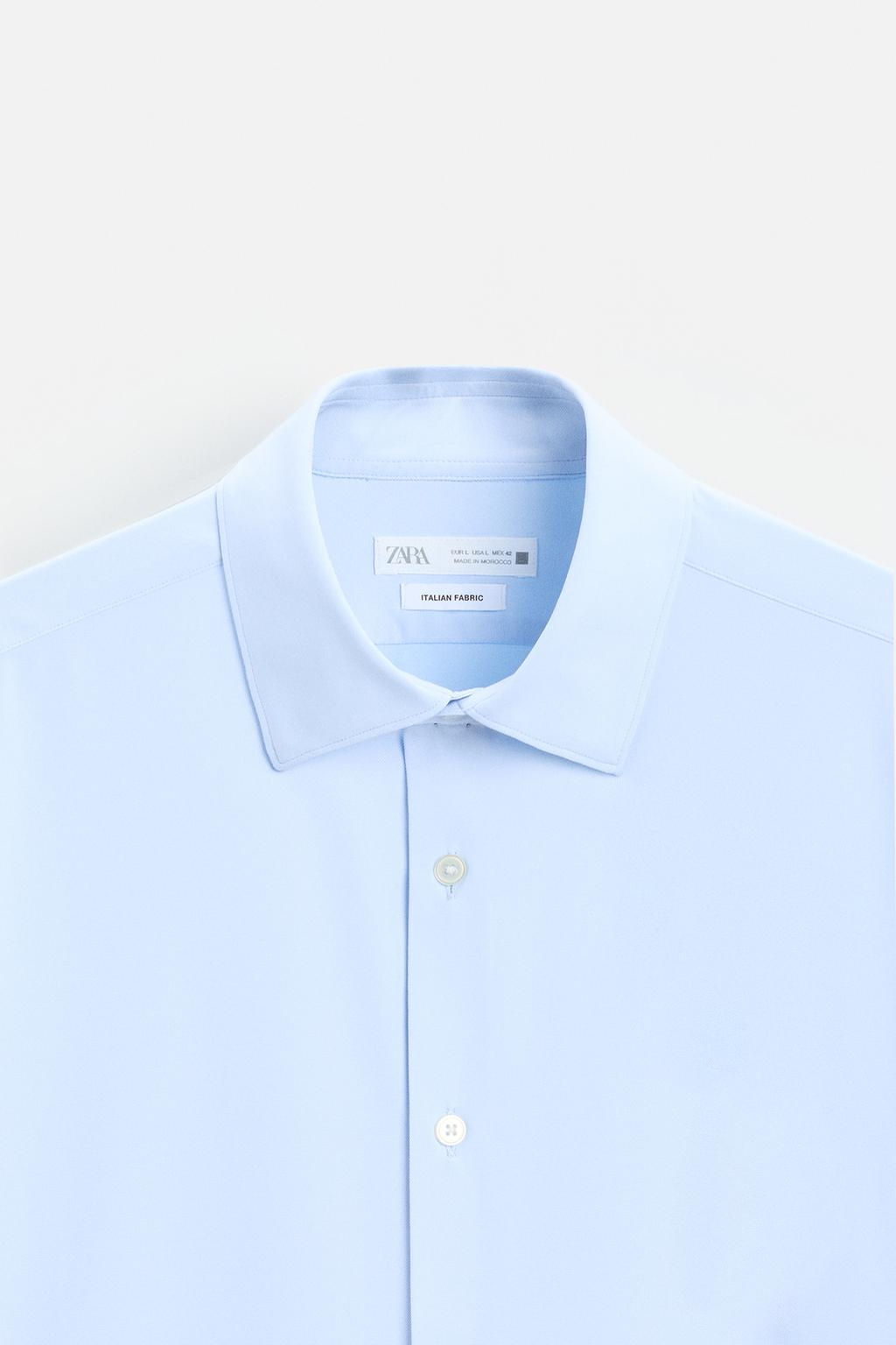 TEXTURED STRETCH SHIRT - Zara фото 24