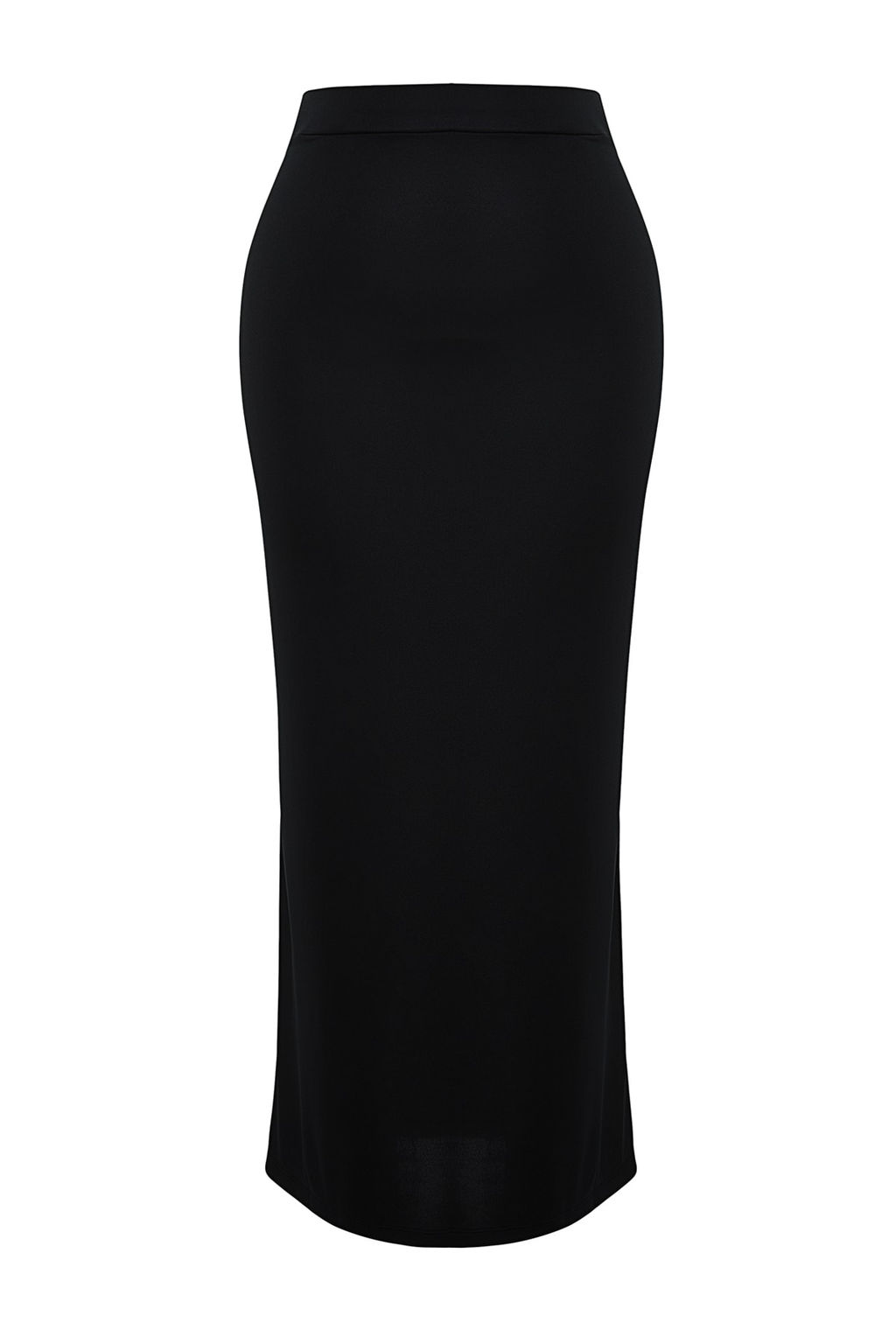 TRENDYOLMILLA Siyah Maxi Yuksek Bel Esnek Orme Etek TWOSS23ET00372  фото 6