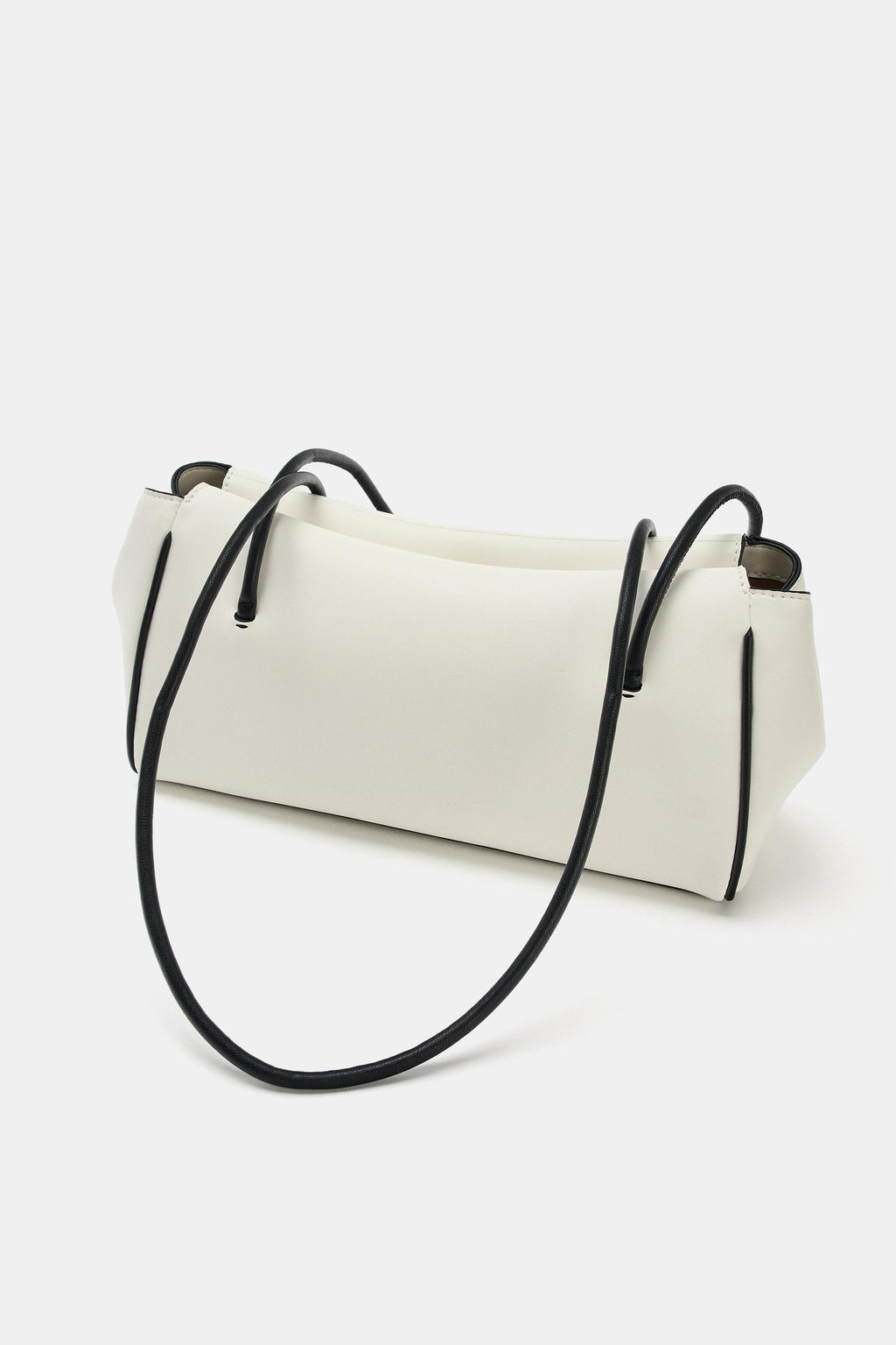 BOLSO DE HOMBRO ALARGADO / blanco - Zara фото 2
