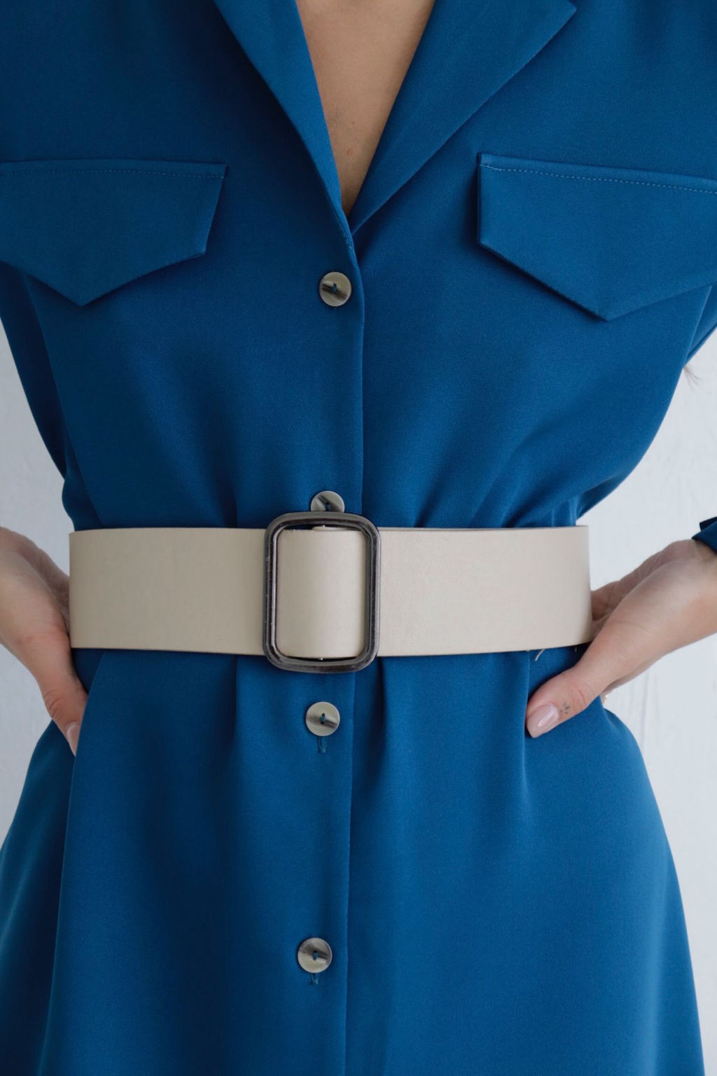 Платье-рубашка с английским воротником - Martichelli фото 31