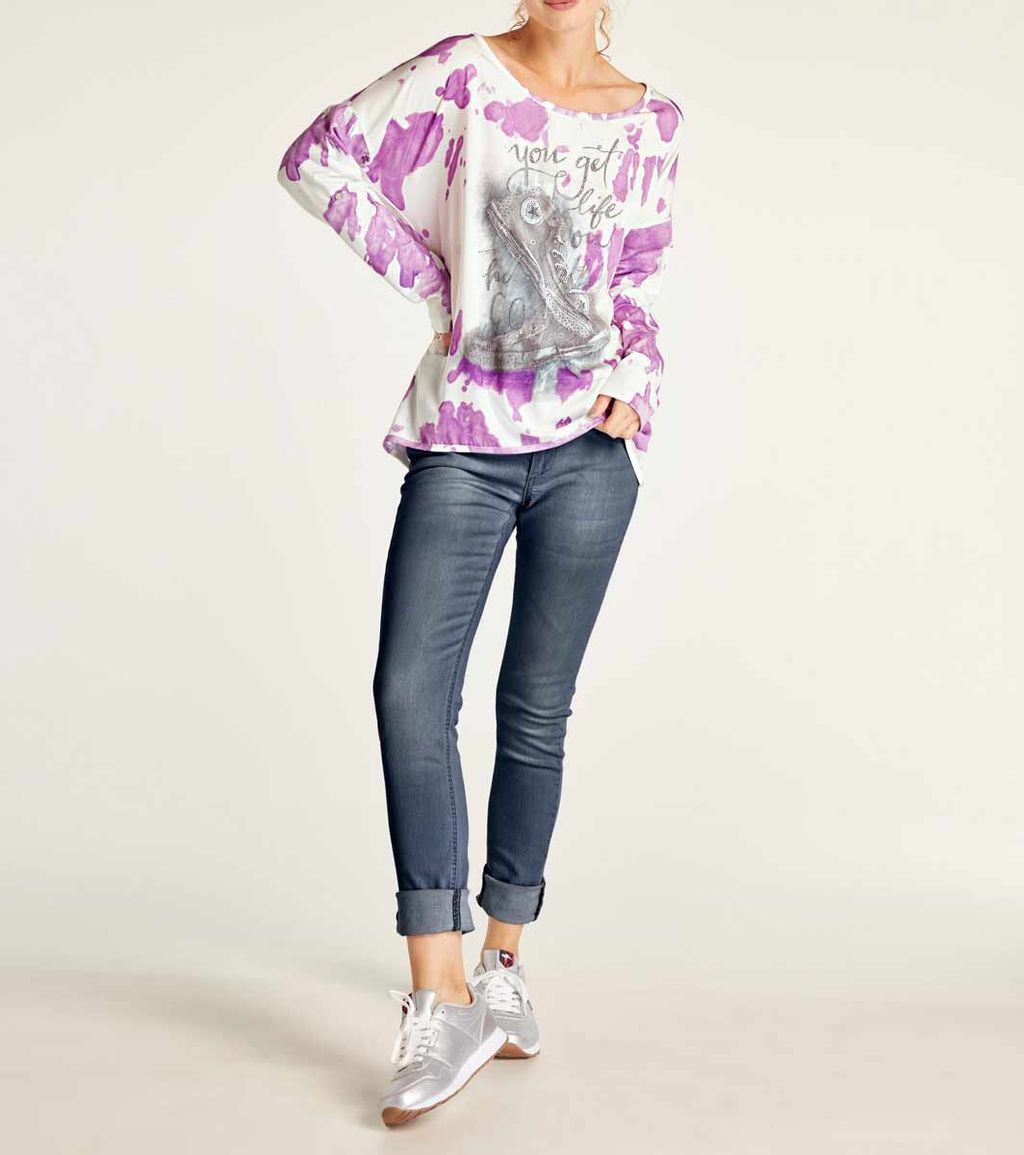 Блузка, розово-белая - Heine фото 3