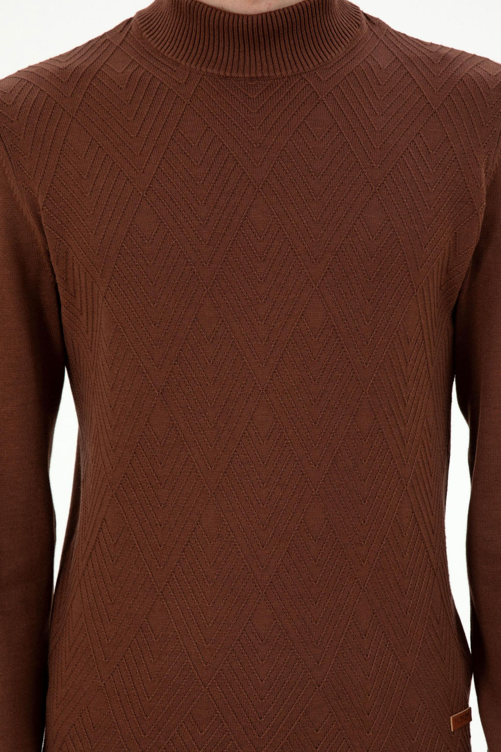 Мужской коричневый свитер Неожиданная скидка в корзине - U.s. polo assn фото 6