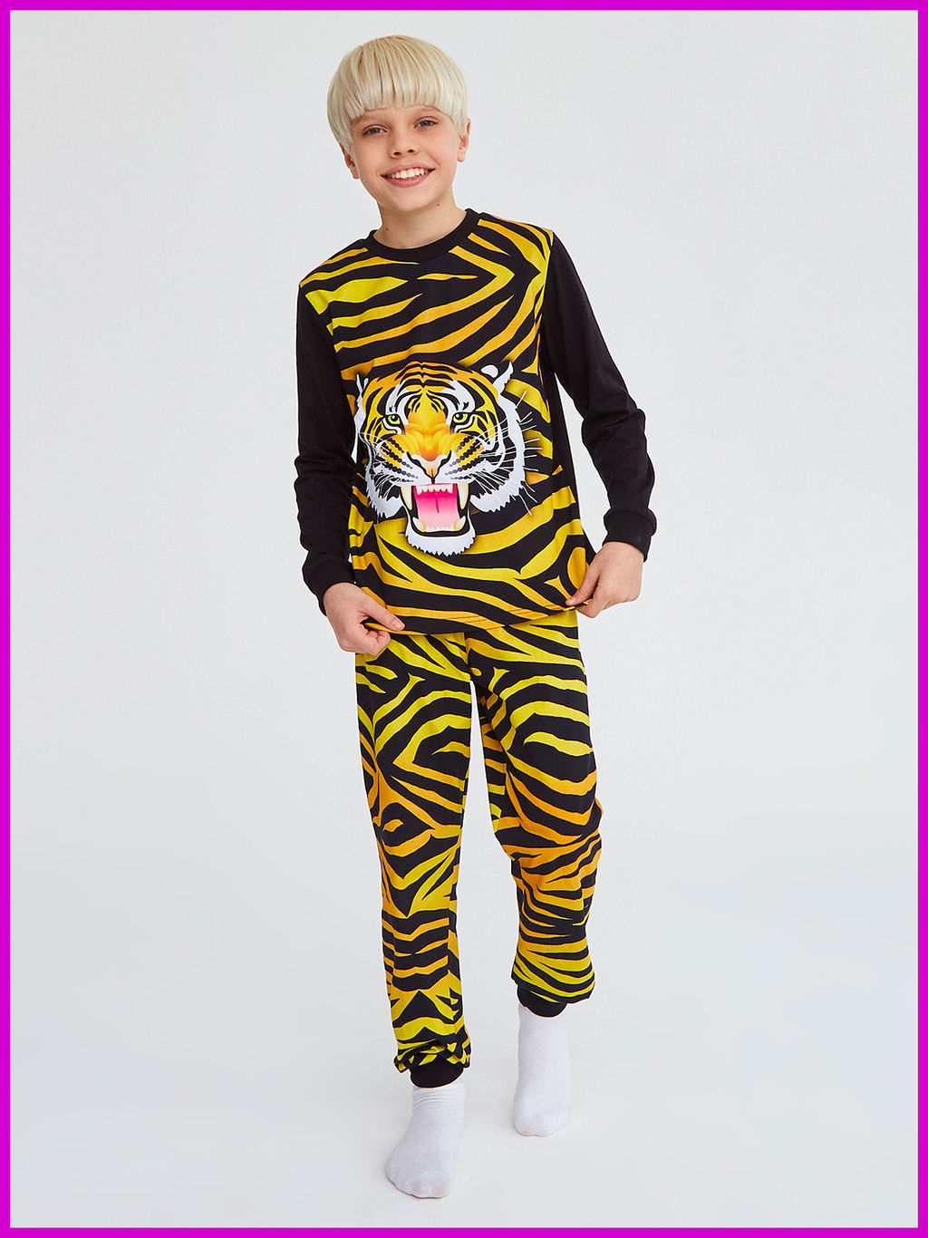 Пижама " Сафари ",чёрный