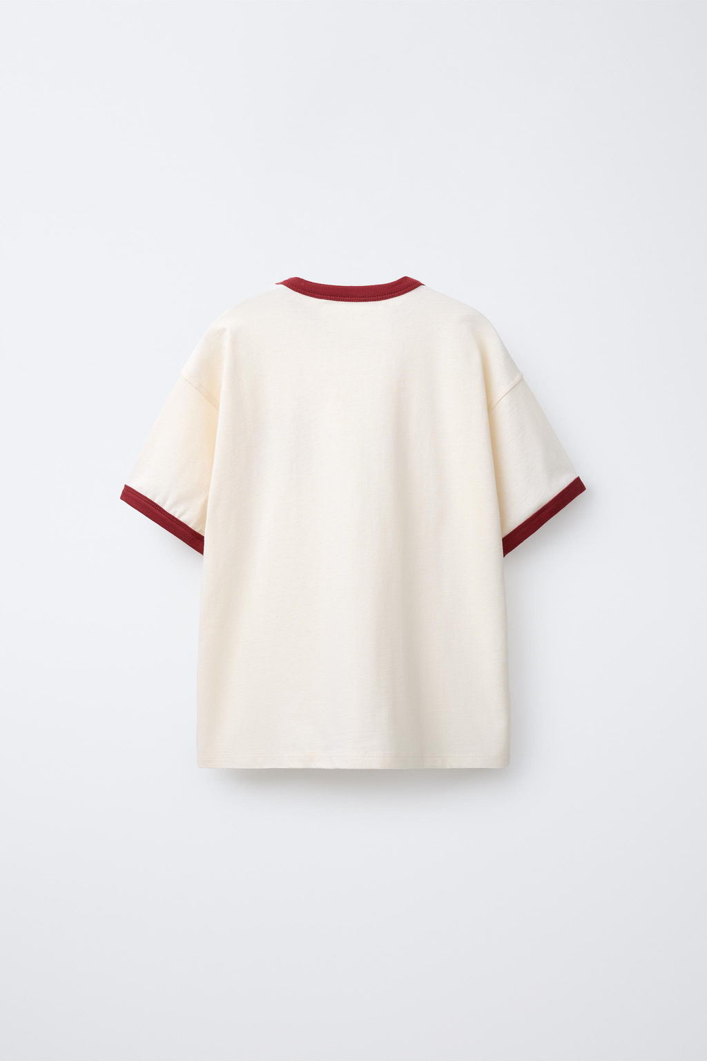 CONTRAST EMBROIDERY T-SHIRT - Zara фото 2