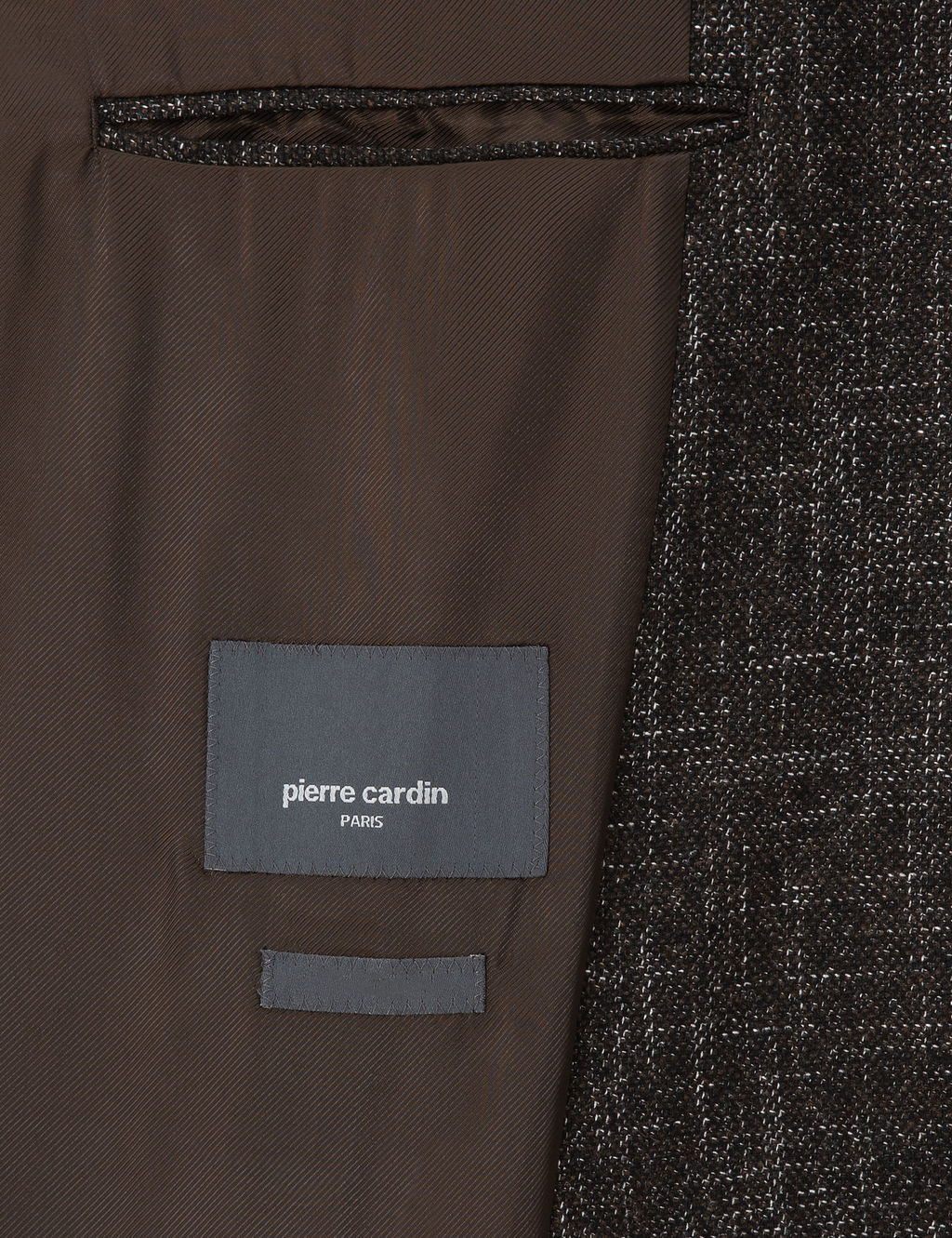 Kahverengi Y_n Kar___ml_ Ex. Slim Fit Ceket