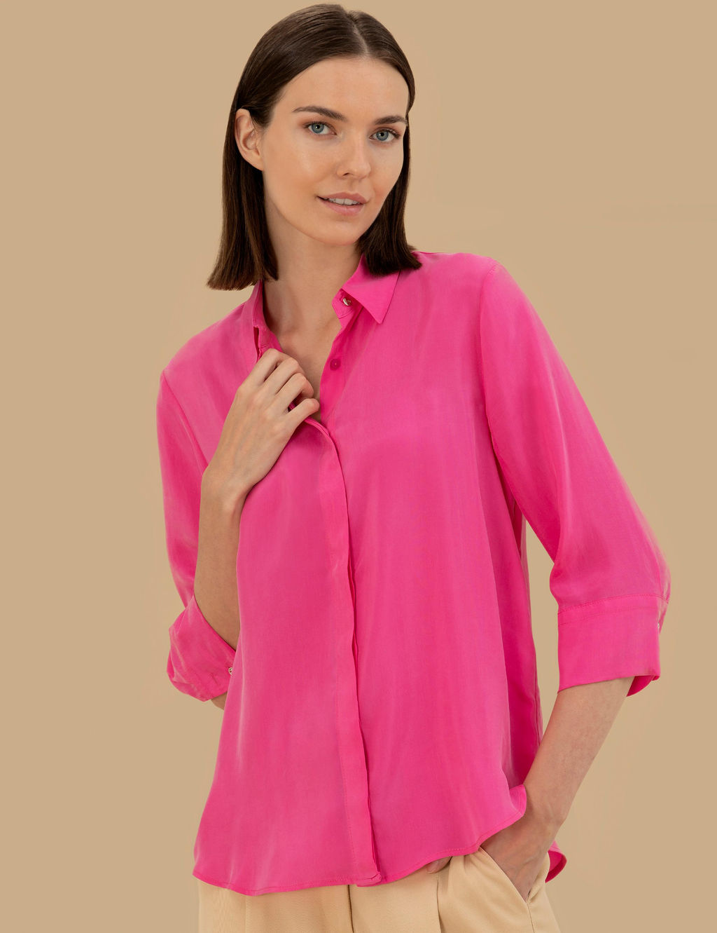 Fu_ya Comfort Fit Uzun Kollu G_mlek - Pierre cardin фото 4