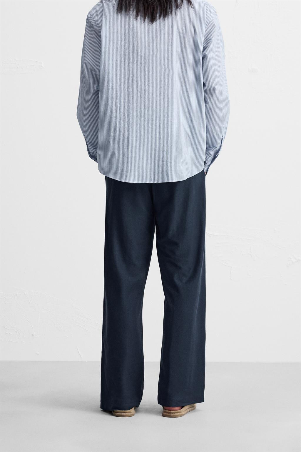 KONTRAST KEMERLI PANTOLON - Zara фото 5