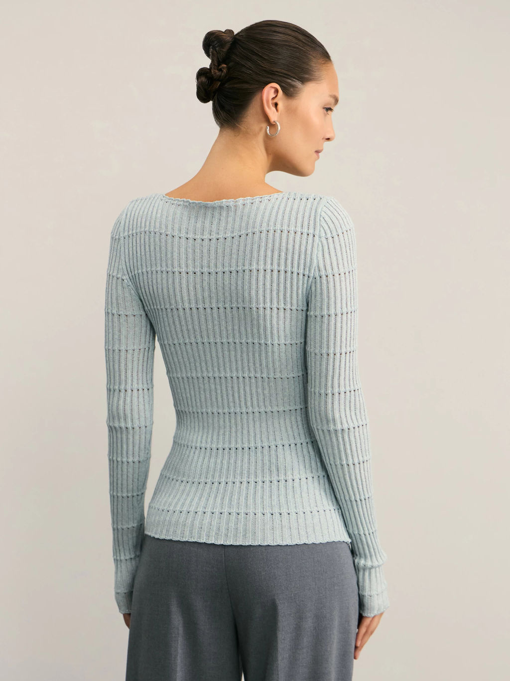 Вязаный лонгслив / Zarina  фото 5