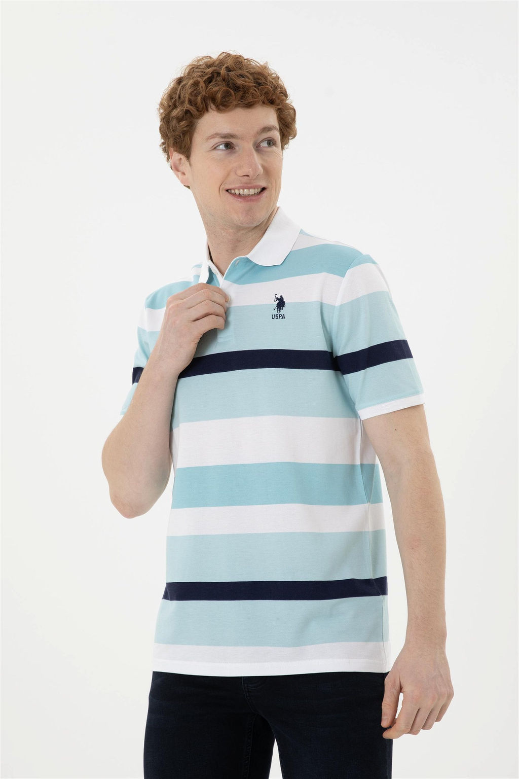 Мужская мятная футболка Неожиданная скидка в корзине - U.s. polo assn фото 3