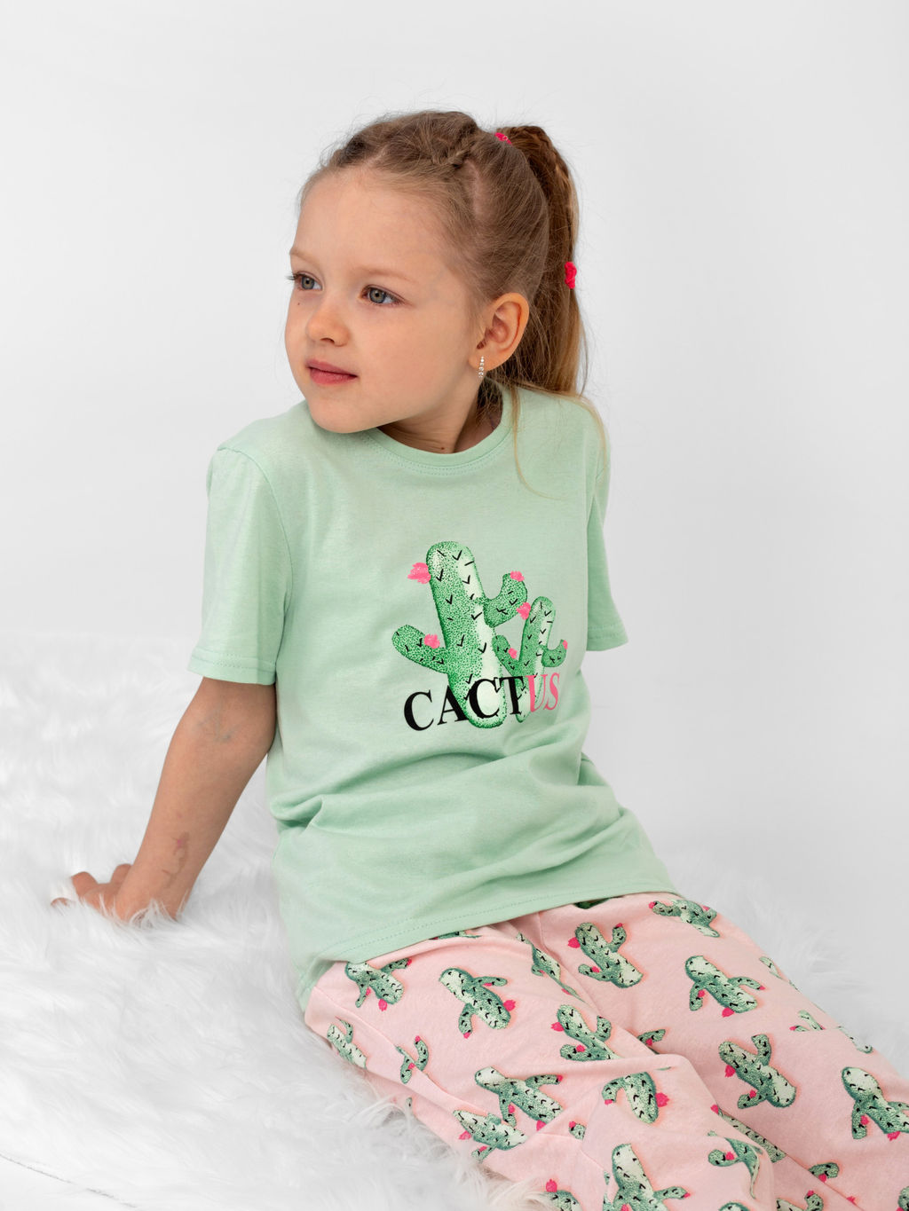 Костюм детский кулирка с брюками СМАК КАКТУС - Domtrik фото 5