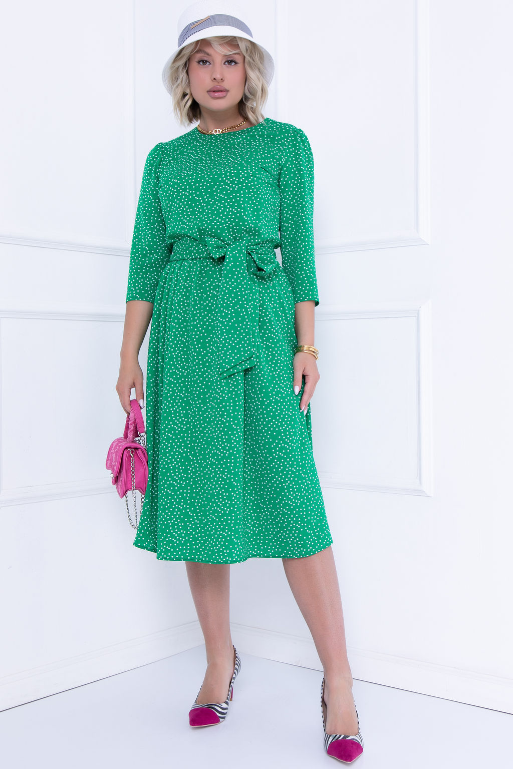 Платье Bellovera 4П5389 зеленый